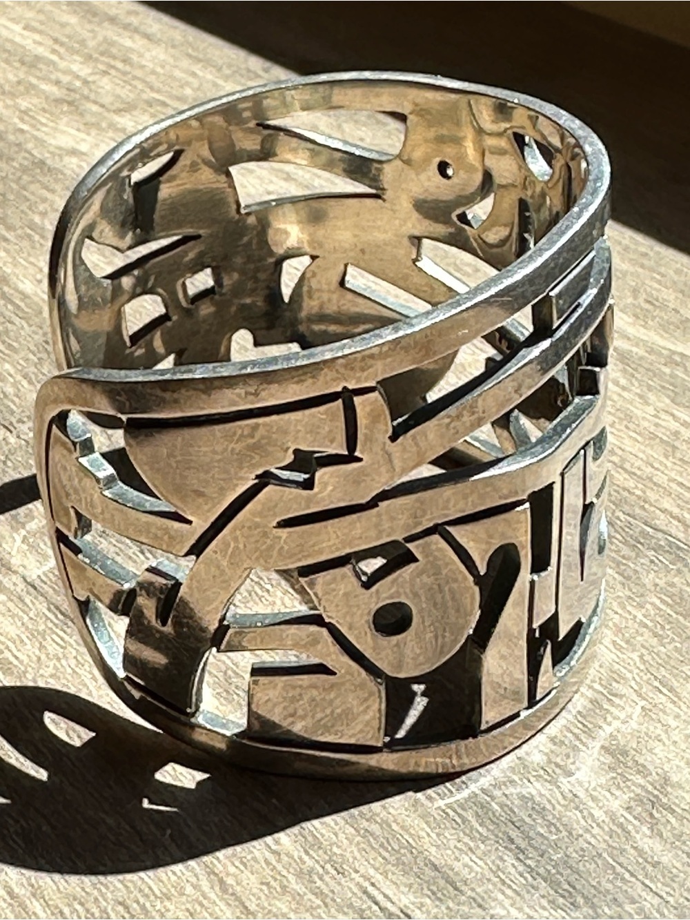 Vintage Taxco Silver Cuff Bracelet - Picture 5 of 5